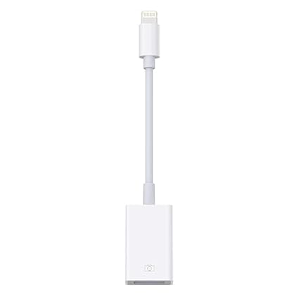 RuhZa Lighning 3 in 1 8 Pin Male to Dual USB 3 Female Port Camera Adapter, Support Compatible with iOS 13.0 and Above System