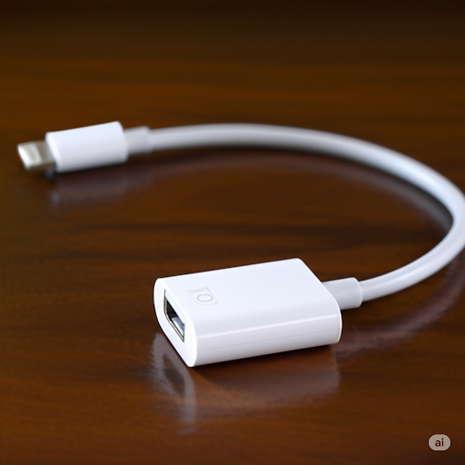 RuhZa Lighning 3 in 1 8 Pin Male to Dual USB 3 Female Port Camera Adapter, Support Compatible with iOS 13.0 and Above System