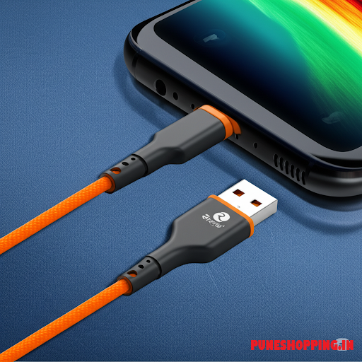 CORE Lightning Cable 3.4 A 1 m CR-CM15  (Compatible with iPhone, iPad, iPod, ORANGE)