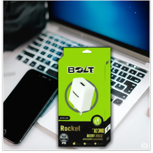 BOLTE BTC-06 2.4 A USB Charger (White,1 Year)