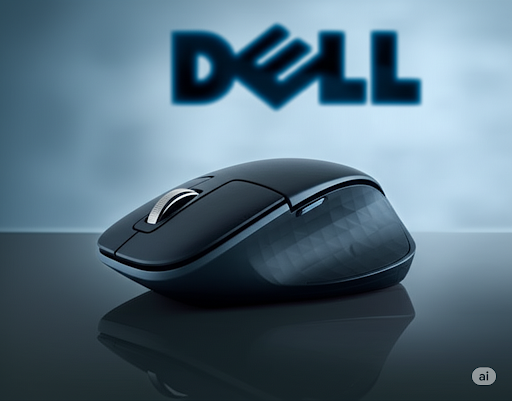 Dell WM118 Wireless Mouse, 1000DPI, 2.4 Ghz with USB Nano Receiver, Optical Tracking, 12-Months Battery Life, Plug and Play, Ambidextrous - Black