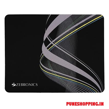 ZEBRONICS MSP-X1 Mouse Pad, for Speed and Precision Operation, Smooth Cloth Surface, Roll and Go, Optimised for All Mouse Sensors, Anti Slip Rubber Base,...