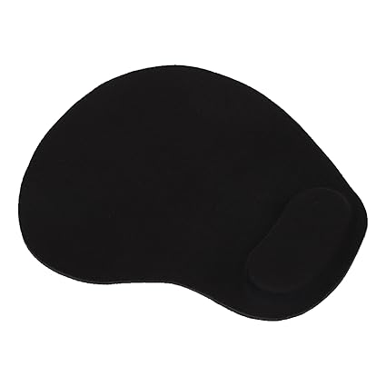 BLUE SQUARE Gel Mouse Pad Comfort with Wrist Rest, Gaming Mouse Pad, Nonslip for Laptop, Computer, Home & Office (Black) 