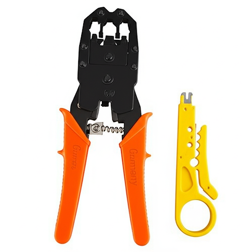 Technotech Best RJ45 RJ11 RJ12 Wire Cable Crimping Tool Cutting Network Hand Tool Pliers