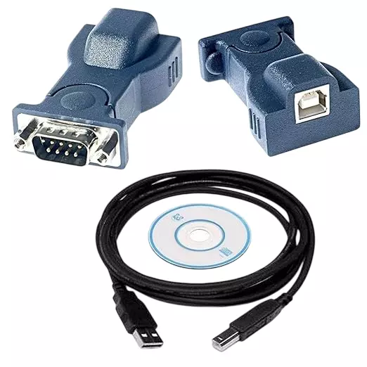 MakWorld USB to DB9 RS-232 Serial Cable Adapter ‎USB, USB Type A for ‎PC Laptop