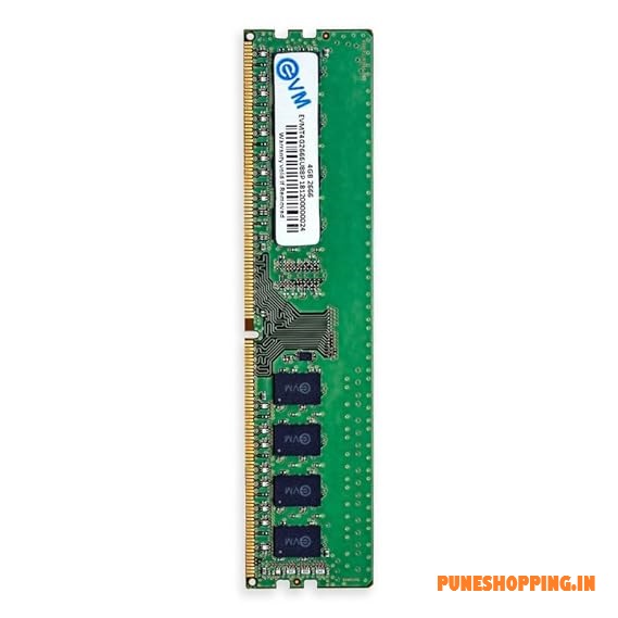 EVM 4GB DDR4 Desktop RAM 2666MHz - Update Your Desktop's Performance - CL15 Latency - Compatible with Intel, AMD, and Mac Systems - 10 Years Warranty