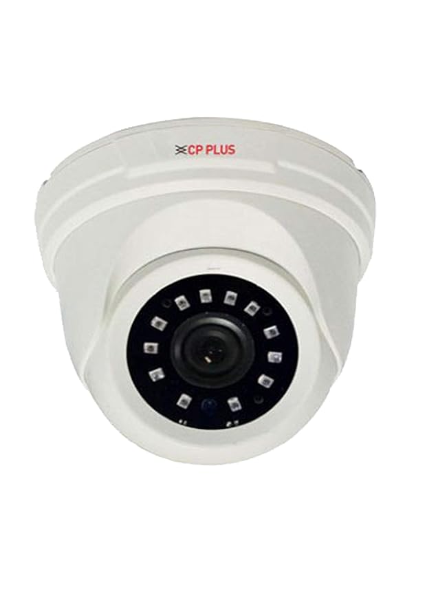 CP Plus CCTV Surveillance System /CP PLUS Wired 1080P HD Camera Combo Set with 4Ch DVR, 2 Dome 2 Bullet Cameras, 1TB HDD, Power Supply, 90 Mtr Cable, Audio Mic and Connectors