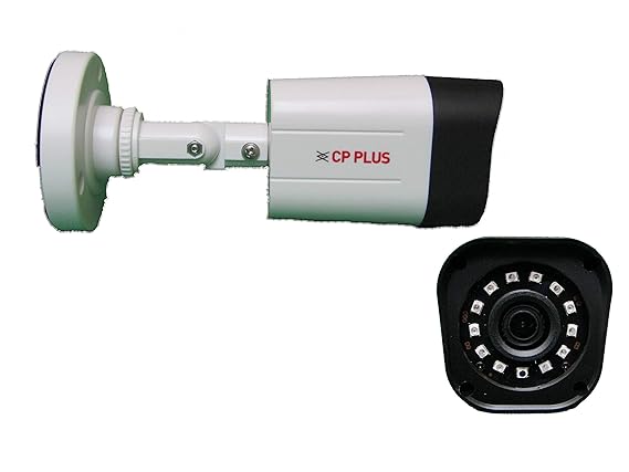 CP Plus CCTV Surveillance System /CP PLUS Wired 1080P HD Camera Combo Set with 4Ch DVR, 2 Dome 2 Bullet Cameras, 1TB HDD, Power Supply, 90 Mtr Cable, Audio Mic and Connectors
