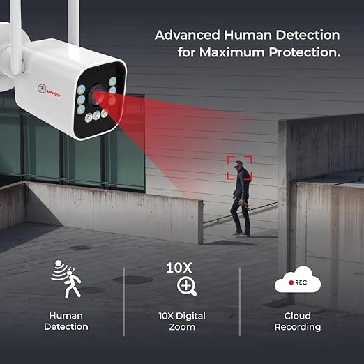 Trueview Security Camera /Trueview 3mp 1296p HD All Time Color 4G Sim Based Bullet CCTV Security Camera for Home, Shop, Office, Farm, and Construction Site | IP66 Waterproof Rating | with 9 IR LED