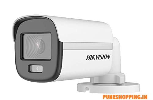 HIKVISION 2MP ColorVu Bullet Camera DS-2CE10DF0T-PFS IP67 White Wired 1Full HD 1080p