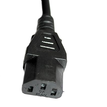 Ranz Super Deluxe Computer Power Cable IEC for Desktop/PC & Printers/Monitor SMPS Power Cable 1.5 Meter (Black)