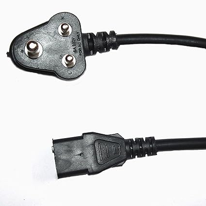 Ranz Super Deluxe Computer Power Cable IEC for Desktop/PC & Printers/Monitor SMPS Power Cable 1.5 Meter (Black)