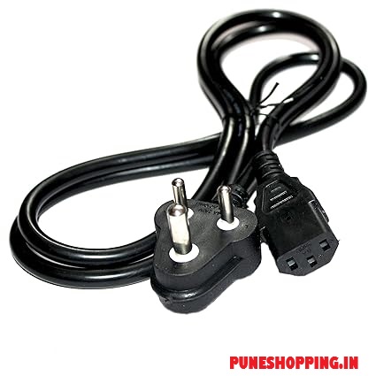 Ranz Super Deluxe Computer Power Cable IEC for Desktop/PC & Printers/Monitor SMPS Power Cable 1.5 Meter (Black)
