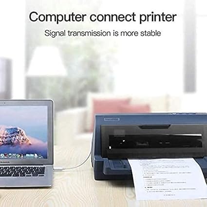 Terabyte 3 Mtr. USB 3.0 High Speed Printer Cable Compatible for HP, Canon, Scanner Cable A USB Male to B Printer Male (Compatible with Computer, Printer, Laptop)