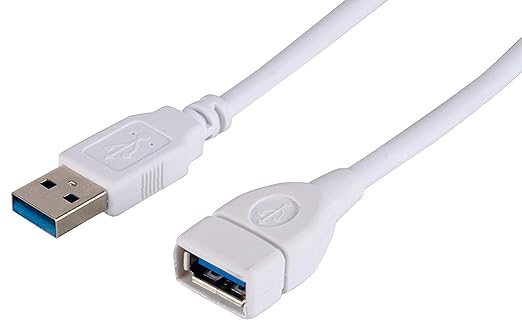 USB 3.0 Extension Cable /USB 3.0 Male A to Female A Extension Cable for Printer/PC/External Hard Drive (5 Meter)