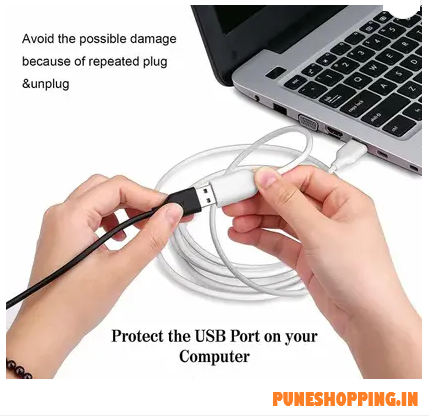 USB Extension Cable MAXICOM TV-out Cable 3 MTR Male to Female USB 3.0 Extension Cable for Printer, PC, External Hard Drive (very Useful for Computer, Laptop, Desktop, LCD, LED) (White)  (White, For Computer)(10 M)