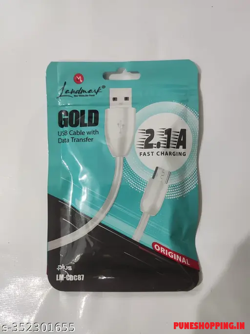  LANDMARK GOLD USB Cable with Data Transfer