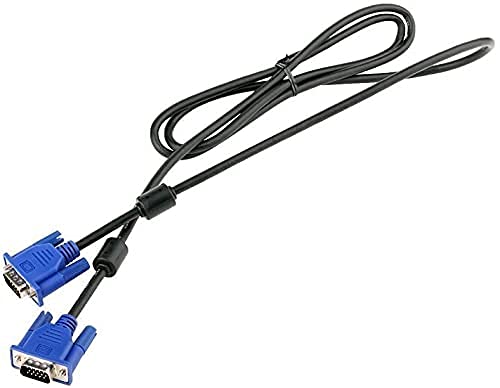 KAVTRON VGA Cable,Display Cable,Male to Male-15-pin D-sub Cable|Supports PC,SERVER,Monitor,Laptop,LCD,LED,Plasma,Projector,TFT-VGA to VGA Cable-1 M,Black