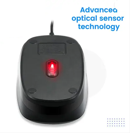 Intex USB ECO-8 Wired Ambidextrous Optical Mouse  (USB 2.0, Black)#JustHere