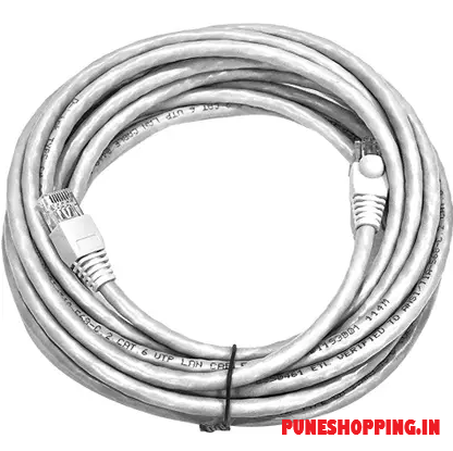 Ethernet Cable D-Link LAN Cable 10 m CAT6 LAN Cable  (Compatible with Laptop, Desktop, Router, Modem, TV, Grey)