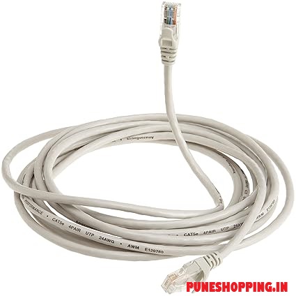  HONEYCOM     Ethernet Cable RJ45 Cat-5E Ethernet Patch/LAN Cable for Router (1.5Meters,White)