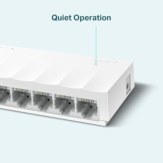 TP-Link LS1008 8-Port 10/100Mbps Fast Ethernet Unmanaged Desktop Switch | Green Ethernet Technology | Plug and Play | Fanless Design, Energy-Efficient | Ideal for Home and Office Network Expansion Hub