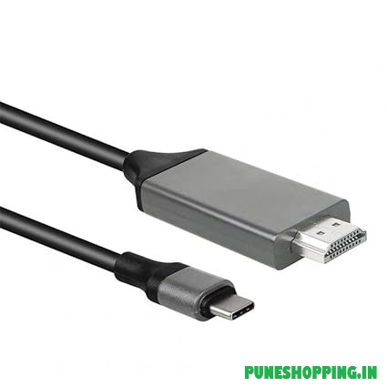 RuhZa VoocMe USB C to HDMI Cable Type C to HDMI Converter 4K 30Hz UHD External Video Graphics Extend Cable/Adapter(200cm)