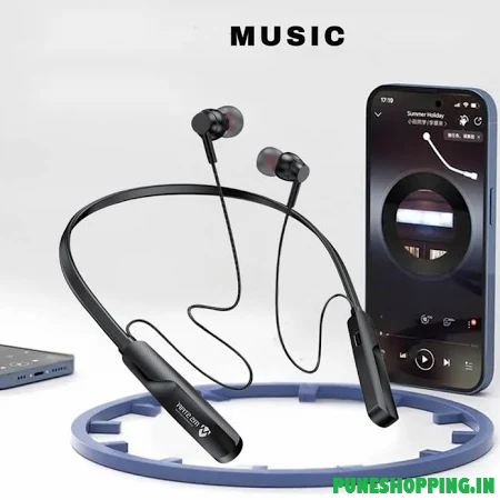 MS STAR Upto 30H Playtime Type-C Fast Charging, Magnetic Buds Bluetooth