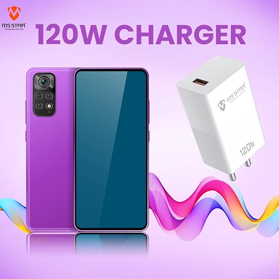 MS STAR Bhokal 120W Mobile Charger USB to Type C Super Fast Charger | Mobile Accessories
