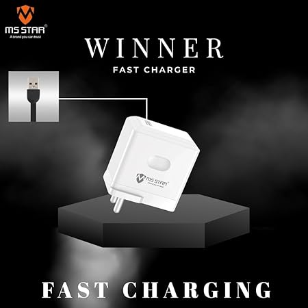 MS STAR Winner USB Type-C Mobile Charger, 65W Fast Charging, Wide Compatibility