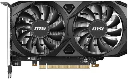 MSI GeForce RTX 3050 VENTUS 2X E 6G OC GDDR6 6 GB NVIDIA Chipset 96 bit 1492 MHz Graphics Card