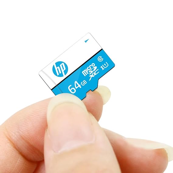 HP 64GB MicroSD Memory Card SDXC mx310 Class 10, UHS-I, U1 Card, Upto 100MB/s R, 10 Y Warranty WITH ONE ADAPTER 