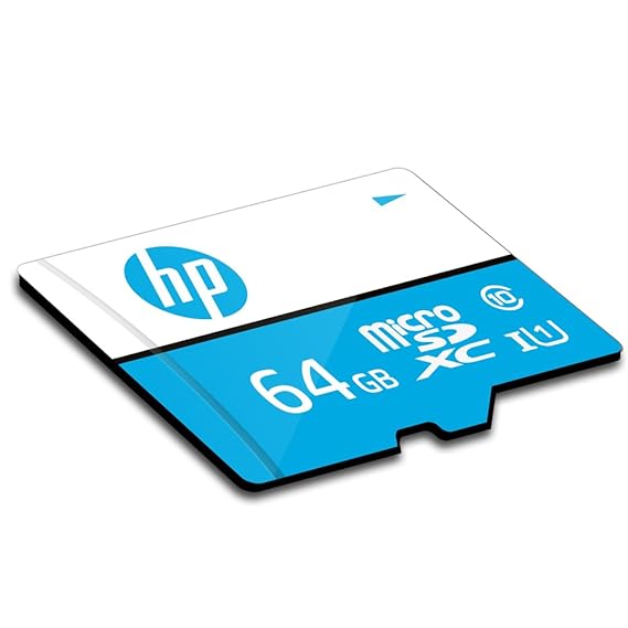 HP 64GB MicroSD Memory Card SDXC mx310 Class 10, UHS-I, U1 Card, Upto 100MB/s R, 10 Y Warranty WITH ONE ADAPTER 