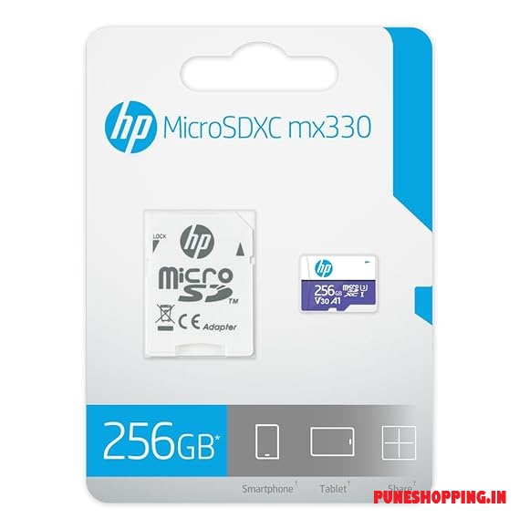 HP Micro SD Card 256GB with Adapter U3 A1 V30 