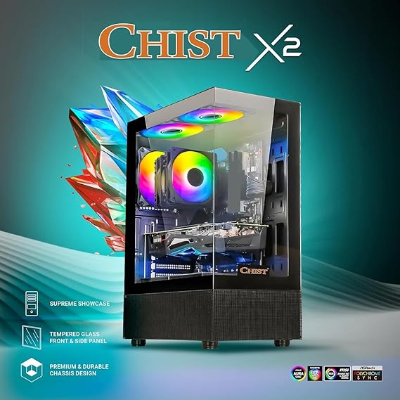  Gaming DESKTOP (Core i7-4790 Processor/16GB Ram/GT 730 DDR5 4GB Graphic Card/1 TB SSD/Gaming Cabinet/WiFi-Bluetooth/Windows 10)