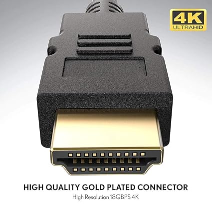  Display Port Male to HDMI Male/DP to HDMI/DP 2 HDMI Cable (White) Converter/Adapter for PCs to HDTV, Monitor, Projector with HDMI Port  (4K x 2K)