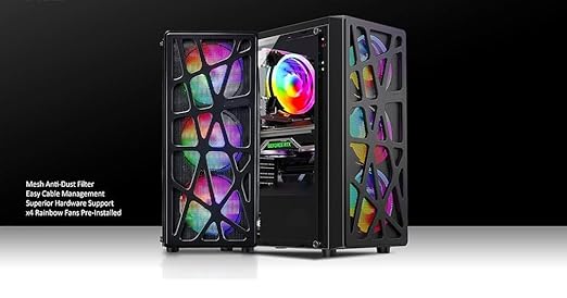 Gaming PC (Core i7-860 Processor / DDR3 16GB Ram/ 512GB SSD/500GB HDD/GT 730 4GB DDR5 Graphic Card/Gaming Cabinet/WiFi adoptor/Windows 10 Trail) Ready to Play
