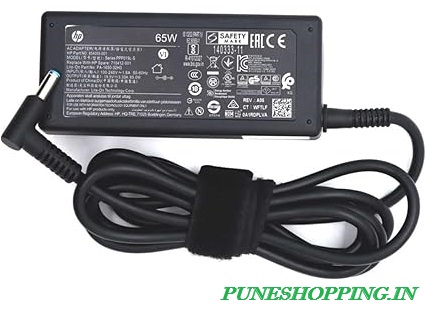 Hp Original Blue Pin Laptop Charger 19.5V 3.33A 65W Adapter (with 3 Pin Power Cable) (1.5M)