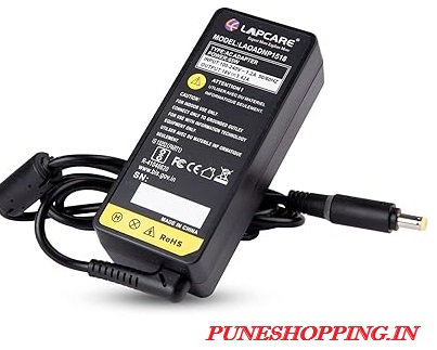 Lapcare 19V 65W 3.42A Compatible Laptop Adapter Charger for Acer Aspire One Extensa and Travel Mate Series Models - Black