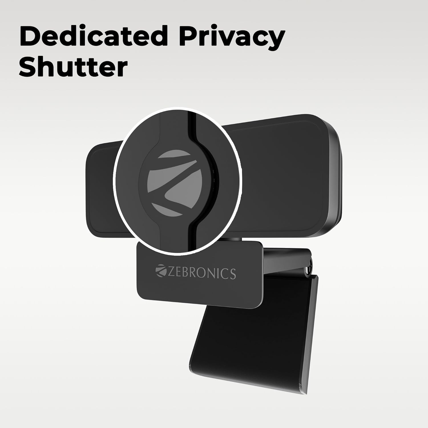 ZEBRONICS Sharp Pro High Resolution Digital Webcam, 30 Fps, 2048 X 1536 Qxga, Microphone, Auto Focus, Dedicated Privacy Shutter, Tripod Support, Compatible with Laptops ,COMPUTER AND PC 