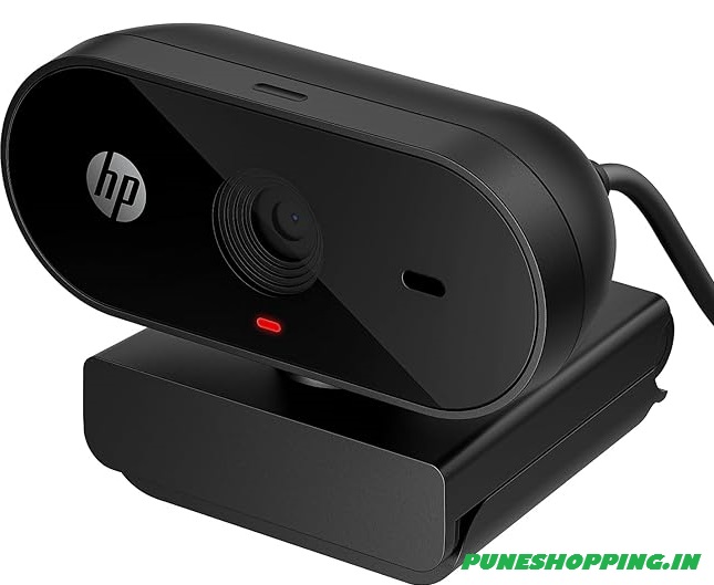 HP 320 FHD Webcam 1080 Full HD 30fps - Plug and Play Setup, Wide-Angle View for Video Calling on Skype, Zoom, Microsoft Teams (1YEAR WARRANTY)