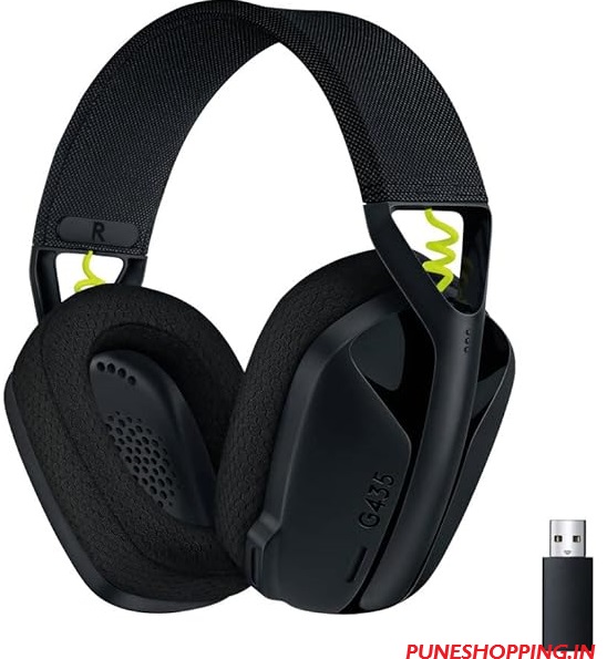 Logitech G435 Wireless Gaming Headset 20H Battery, Compatible  Pc, COMPUTER AND MOBILE