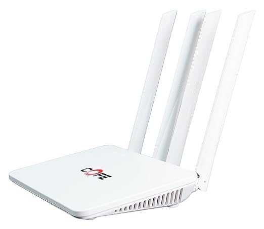 COFE Wi-Fi 6 4G Sim Single Band Router|Speed Upto 300 Mbps|Ai Based Auto-Switching|Supports Type-C Internet & Power