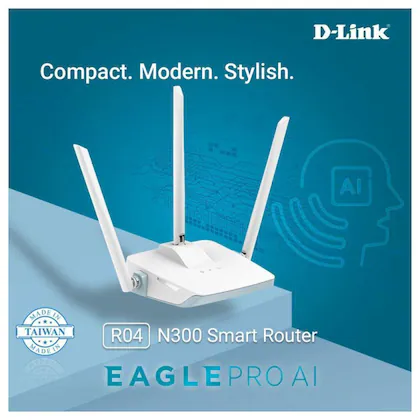 Dlink R04 Eagle Pro AI N300 Smart Route WIRELESS ROUTER 