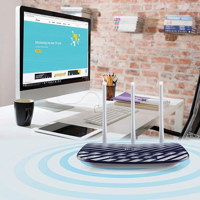 TP-Link AC750 Dual Band Wireless Cable Router, 4 10/100 LAN + 10/100 WAN Ports, Support Guest Network and Parental Control, 750Mbps Speed Wi-Fi