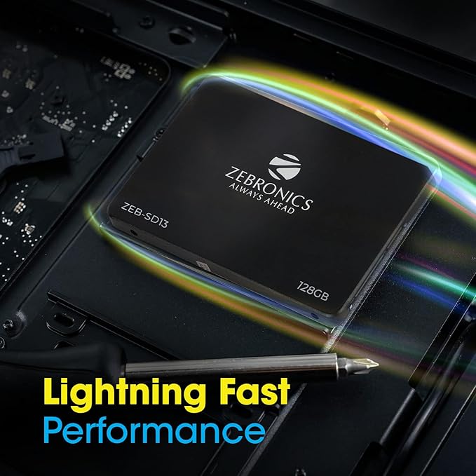 Zebronics 128GB SSD Ultra Low Power Consumption S.M.A.R.T
