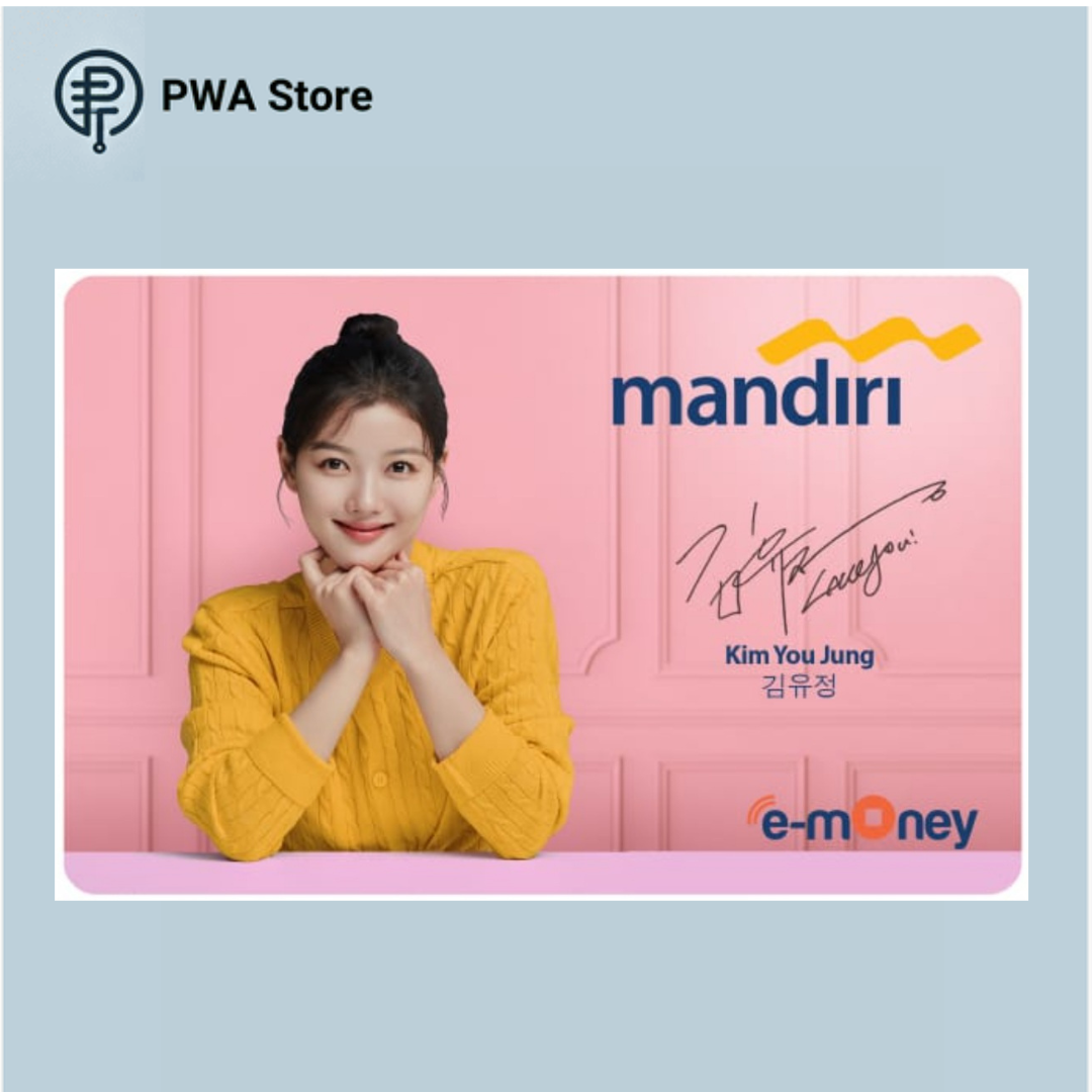 Kartu E-money Mandiri Edisi Kim Yoo Jung (Special Edition)