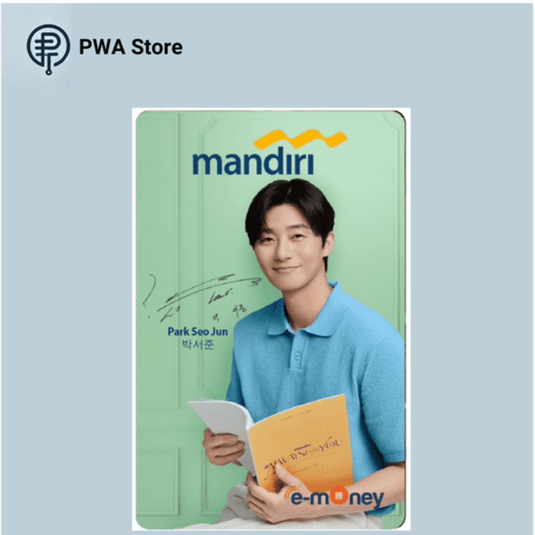 Kartu E-money Mandiri Edisi Park Seo Jun Portrait (Special Edition)
