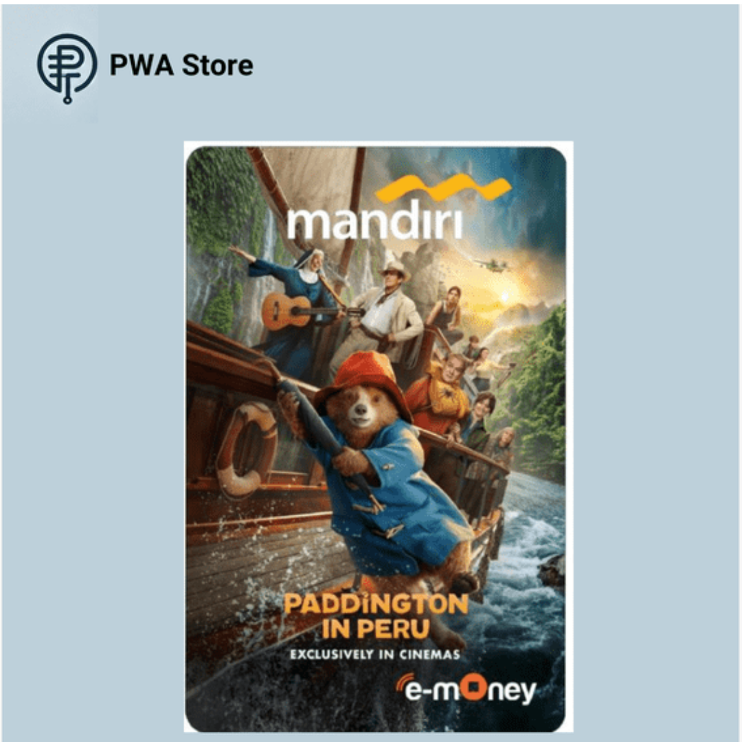 Kartu E-money Mandiri Edisi Paddington in Peru - Poster (Support NFC)