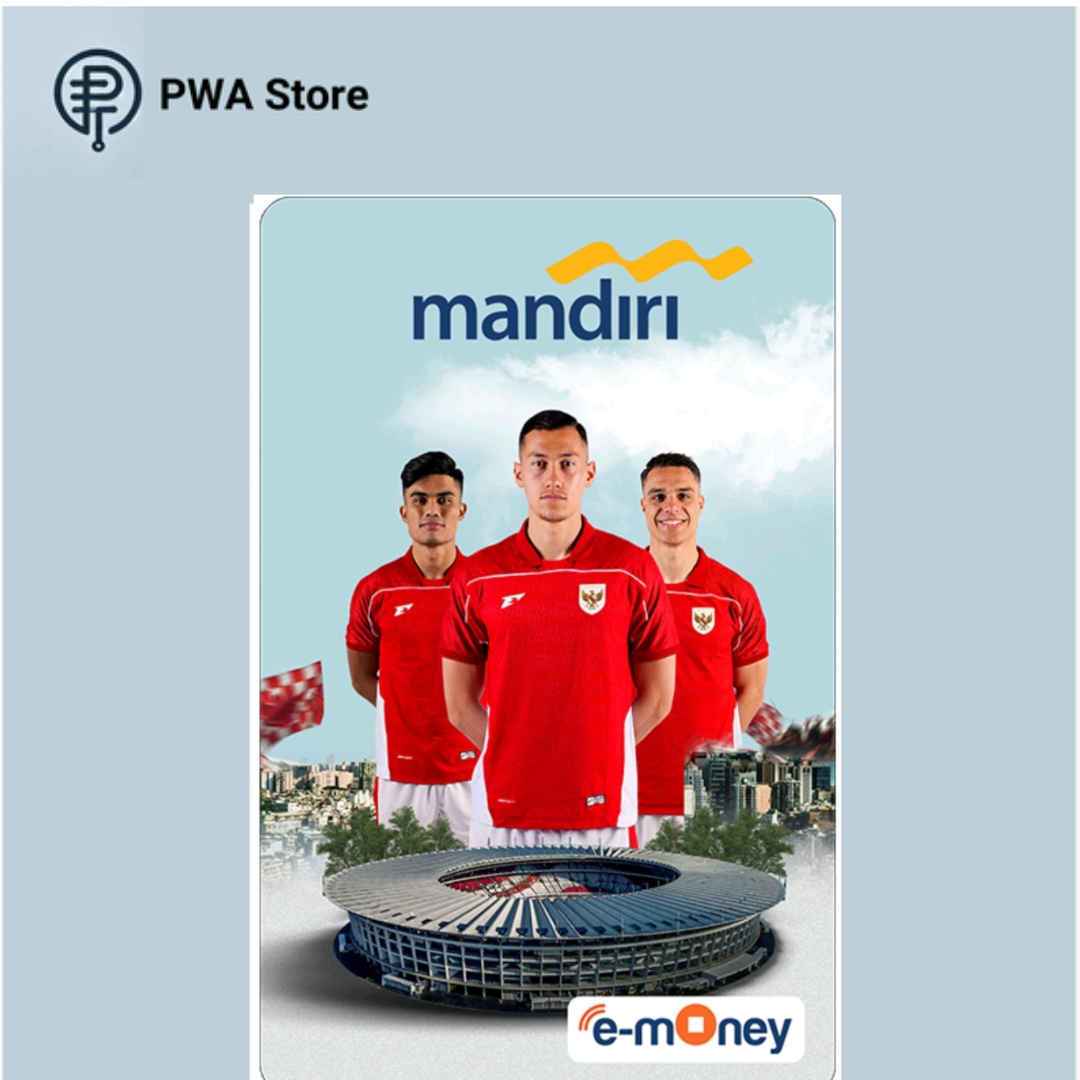 Kartu E-money Mandiri Edisi Timnas Garuda